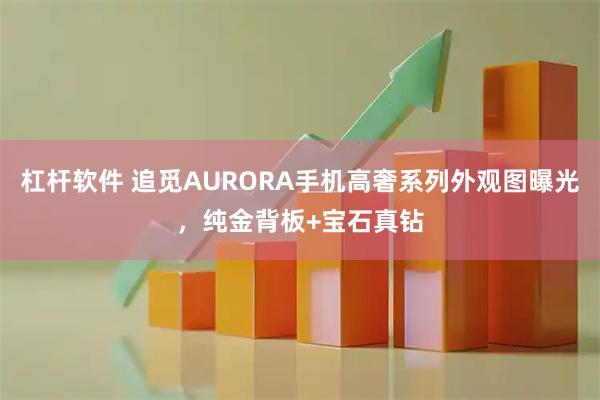 杠杆软件 追觅AURORA手机高奢系列外观图曝光，纯金背板+宝石真钻